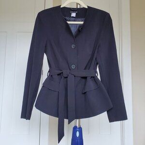 NWOT VENUS Black Dress Fitted Blazer for Women. Size 6